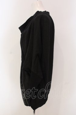 画像2: Ozz Croce / レイヤード風ZIPライントップス  ブラック O-25-04-26-040-OO-TO-OW-OS