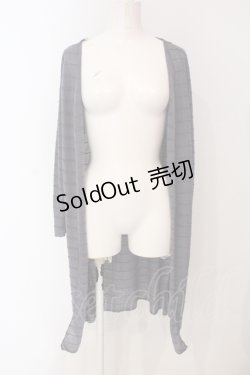 画像1: NAOTO SEVEN / ウイングptトッパーカーディガン  グレー O-25-04-26-043-HN-TO-OW-OS