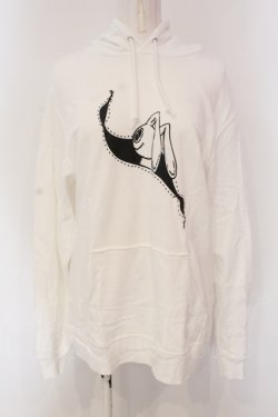 画像1: NieR Clothing / NieRちゃんプリントトレーナー L ホワイト O-25-04-26-046-PU-TO-OW-OS