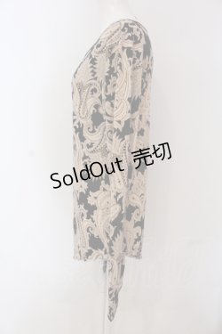 画像2: GLAD NEWS / アシンメトリーストレッチカットソー  ブラックｘゴールド O-25-04-26-047-GL-TO-YM-ZS