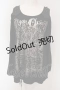 ALGONQUINS / クロスプリントAラインタンク  ブラック O-25-04-26-051-AL-TO-IG-OS