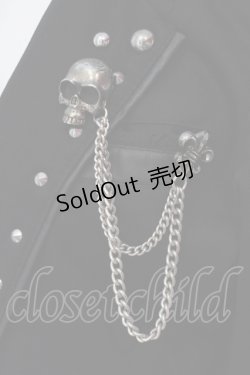 画像2: SEX POT ReVeNGe / ダメージ配色テーラードジャケット  ブラック O-25-04-26-058-SP-JA-IG-OS