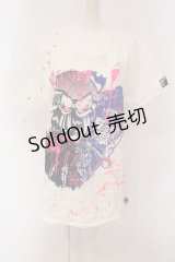 SEX POT ReVeNGe / カスタムダメージTシャツ L ホワイト O-25-04-26-059-SP-TO-IG-OS