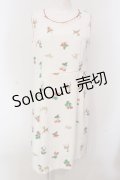 【SALE】Franche Lippee / あかい実ワンピース M シロ O-25-04-26-063-LO-OP-IG-ZT227