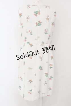 画像3: 【SALE】Franche Lippee / あかい実ワンピース M シロ O-25-04-26-063-LO-OP-IG-ZT227