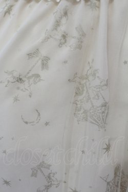 画像2: Secret Honey / カルーセル柄チュールスカート  アイボリー O-25-04-26-066-CA-SK-IG-OS