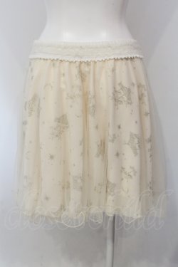 画像3: Secret Honey / カルーセル柄チュールスカート  アイボリー O-25-04-26-066-CA-SK-IG-OS