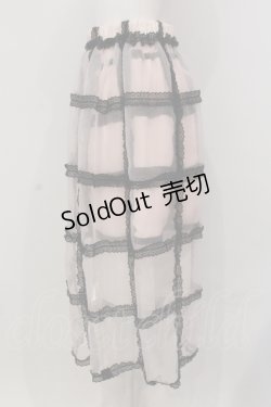 画像2: E hyphen world gallery / レースチェックオーガンジーミディスカート  ピンク O-25-04-26-067-LO-SK-IG-OS