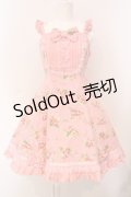 Angelic Pretty / ローズアフタヌーンジャンパースカート  ピンク O-25-04-26-008-AP-OP-OW-OS