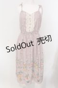 axes femme / ミックスフルーツ柄ワンピース M ピンク O-25-04-26-073-AX-OP-IG-OS