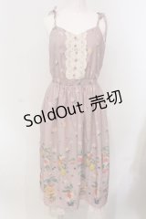 axes femme / ミックスフルーツ柄ワンピース M ピンク O-25-04-26-073-AX-OP-IG-OS