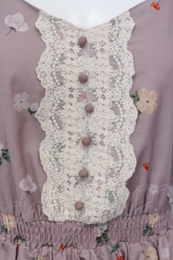 画像2: axes femme / ミックスフルーツ柄ワンピース M ピンク O-25-04-26-073-AX-OP-IG-OS