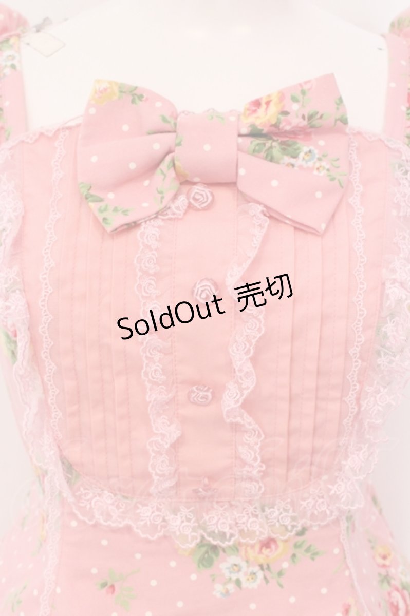 画像2: Angelic Pretty / ローズアフタヌーンジャンパースカート  ピンク O-25-04-26-008-AP-OP-OW-OS (2)