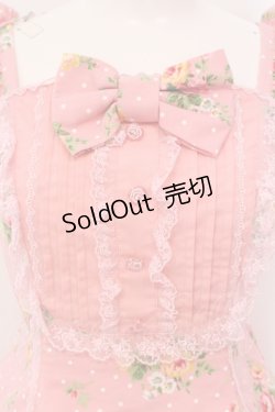 画像2: Angelic Pretty / ローズアフタヌーンジャンパースカート  ピンク O-25-04-26-008-AP-OP-OW-OS
