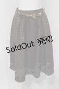 axes femme POETIQUE / 明治ミルクチョコレートスカート M ブラウン O-25-04-26-075-AX-SK-IG-OS