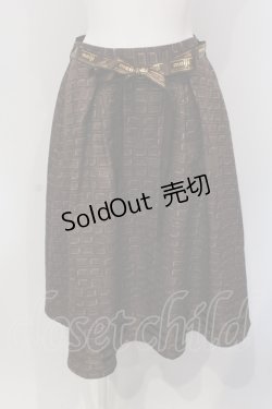 画像1: axes femme POETIQUE / 明治ミルクチョコレートスカート M ブラウン O-25-04-26-075-AX-SK-IG-OS