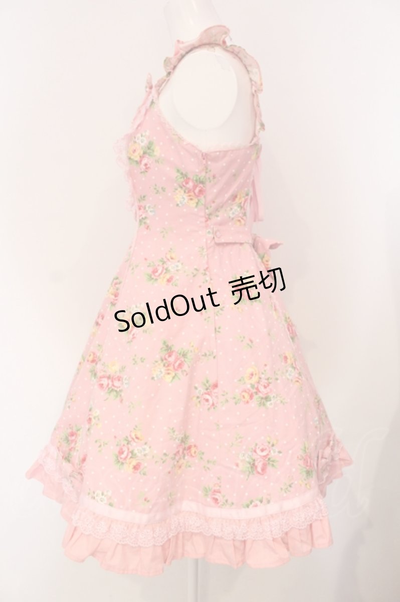 画像3: Angelic Pretty / ローズアフタヌーンジャンパースカート  ピンク O-25-04-26-008-AP-OP-OW-OS (3)