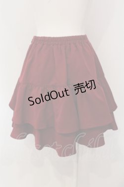 画像3: axes femme POETIQUE / レースアップフリルスカート M ワイン O-25-04-26-078-AX-SK-OW-OS