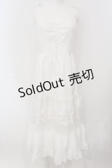 axes femme POETIQUE / イースターラビット刺繍ワンピース M キナリ O-25-04-26-079-AX-OP-OW-OS
