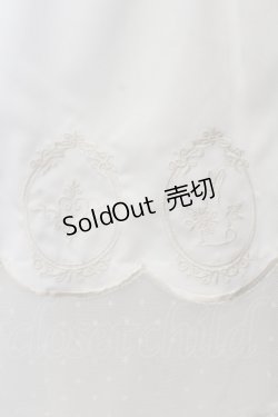 画像2: axes femme POETIQUE / イースターラビット刺繍ワンピース M キナリ O-25-04-26-079-AX-OP-OW-OS