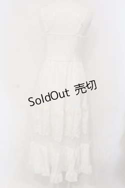 画像4: axes femme POETIQUE / イースターラビット刺繍ワンピース M キナリ O-25-04-26-079-AX-OP-OW-OS