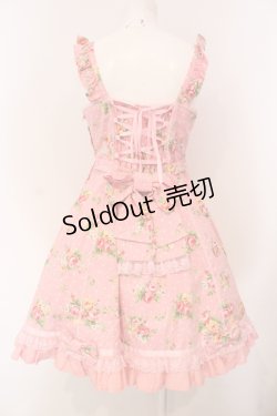 画像4: Angelic Pretty / ローズアフタヌーンジャンパースカート  ピンク O-25-04-26-008-AP-OP-OW-OS