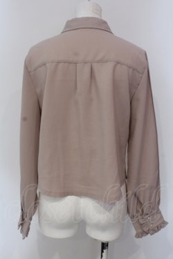 画像3: axes femme / ジャカードリボン付ブラウス F ピンク O-25-04-26-080-AX-BL-OW-OS