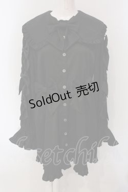 画像1: axes femme POETIQUE / メニーメニーリボンワンピース M クロ O-25-04-26-081-AX-OP-OW-OS