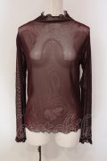 axes femme POETIQUE / シースループルオーバー M ワイン O-25-04-26-082-AX-TO-OW-OS