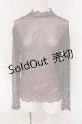 axes femme POETIQUE / シースループルオーバー M ワイン O-25-04-26-082-AX-TO-OW-OS