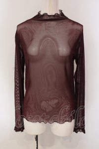 axes femme POETIQUE / シースループルオーバー M ワイン O-25-04-26-082-AX-TO-OW-OS
