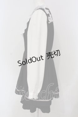 画像3: axes femme / キャット刺繍セットアップ F クロ×シロ O-25-04-26-001-AX-OP-OW-OS