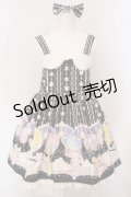 Angelic Pretty / Cotton Candy Shopサロペット  クロ O-25-04-26-009-AP-OP-OW-OS