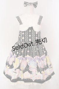 Angelic Pretty / Cotton Candy Shopサロペット  クロ O-25-04-26-009-AP-OP-OW-OS