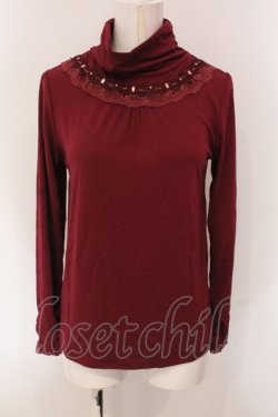 画像1: axes femme / ハシゴレース使いタートル M ワイン O-25-04-26-085-AX-TO-OW-OS