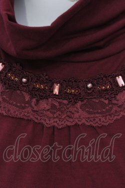 画像2: axes femme / ハシゴレース使いタートル M ワイン O-25-04-26-085-AX-TO-OW-OS