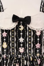 画像2: Angelic Pretty / Cotton Candy Shopサロペット  クロ O-25-04-26-009-AP-OP-OW-OS (2)
