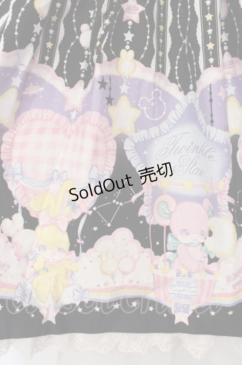 画像3: Angelic Pretty / Cotton Candy Shopサロペット  クロ O-25-04-26-009-AP-OP-OW-OS (3)