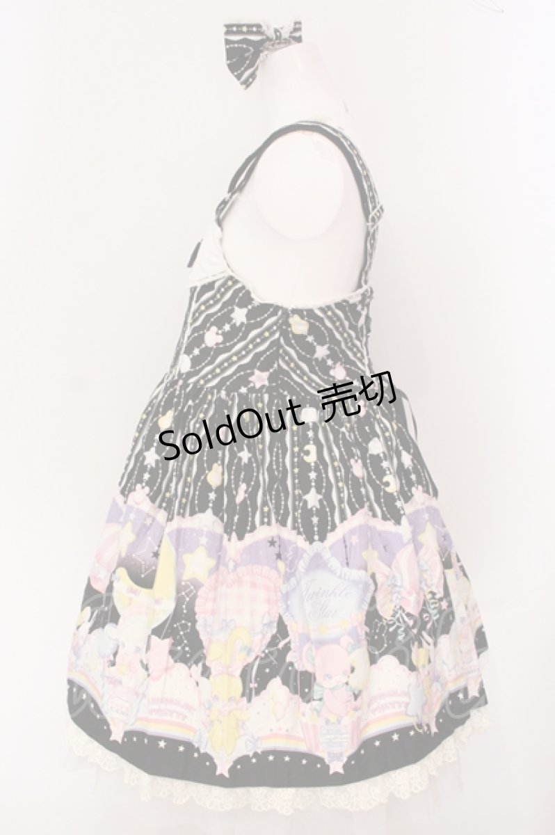 画像6: Angelic Pretty / Cotton Candy Shopサロペット  クロ O-25-04-26-009-AP-OP-OW-OS (6)