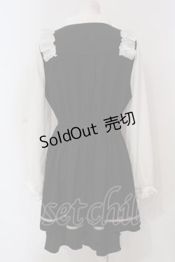 画像4: axes femme / キャット刺繍セットアップ F クロ×シロ O-25-04-26-001-AX-OP-OW-OS