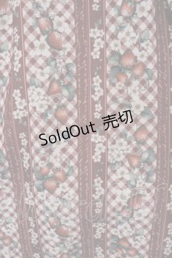 画像2: axes femme / ストロベリーチェック柄スカート F アカ O-25-04-26-017-AX-SK-OW-OS