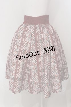 画像4: axes femme / ストロベリーチェック柄スカート F アカ O-25-04-26-017-AX-SK-OW-OS
