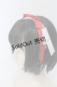 axes femme kawaii / レースリボンカチューシャ  アカ O-25-05-29-1005-AX-AC-OW-ZT394-F006