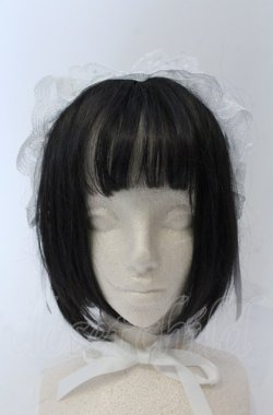 画像2: Angelic Pretty / パールリボンレースヘッドドレス  シロ O-25-04-27-044-AP-AC-OW-OS