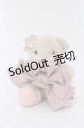 m petit by misako / AMくまバッグチャーム  ベージュ×ピンク O-25-05-27-1020-LO-ZA-IG-OS