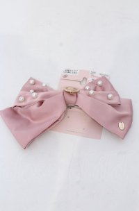 m petit by misako / AM*NIPLバレッタ  ピンク O-25-04-27-052-LO-AC-IG-OS