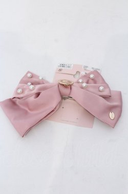 画像1: m petit by misako / AM*NIPLバレッタ  ピンク O-25-04-27-052-LO-AC-IG-OS