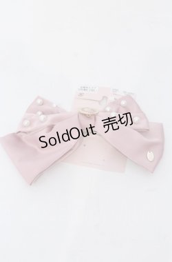 画像1: m petit by misako / AM*NIPLバレッタ  ピンク O-25-05-27-1023-LO-AC-IG-ZT444-F003