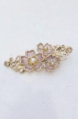 axes femme / 桜モチーフヘアクリップ  ゴールド O-25-04-27-054-AX-AC-IG-OS