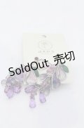 axes femme / 藤の花モチーフイヤリング  シルバー O-25-04-27-061-AX-AC-OW-OS